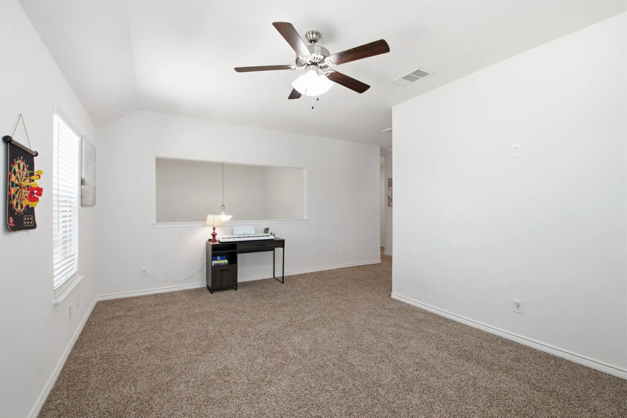 Game room overlooking Foyer