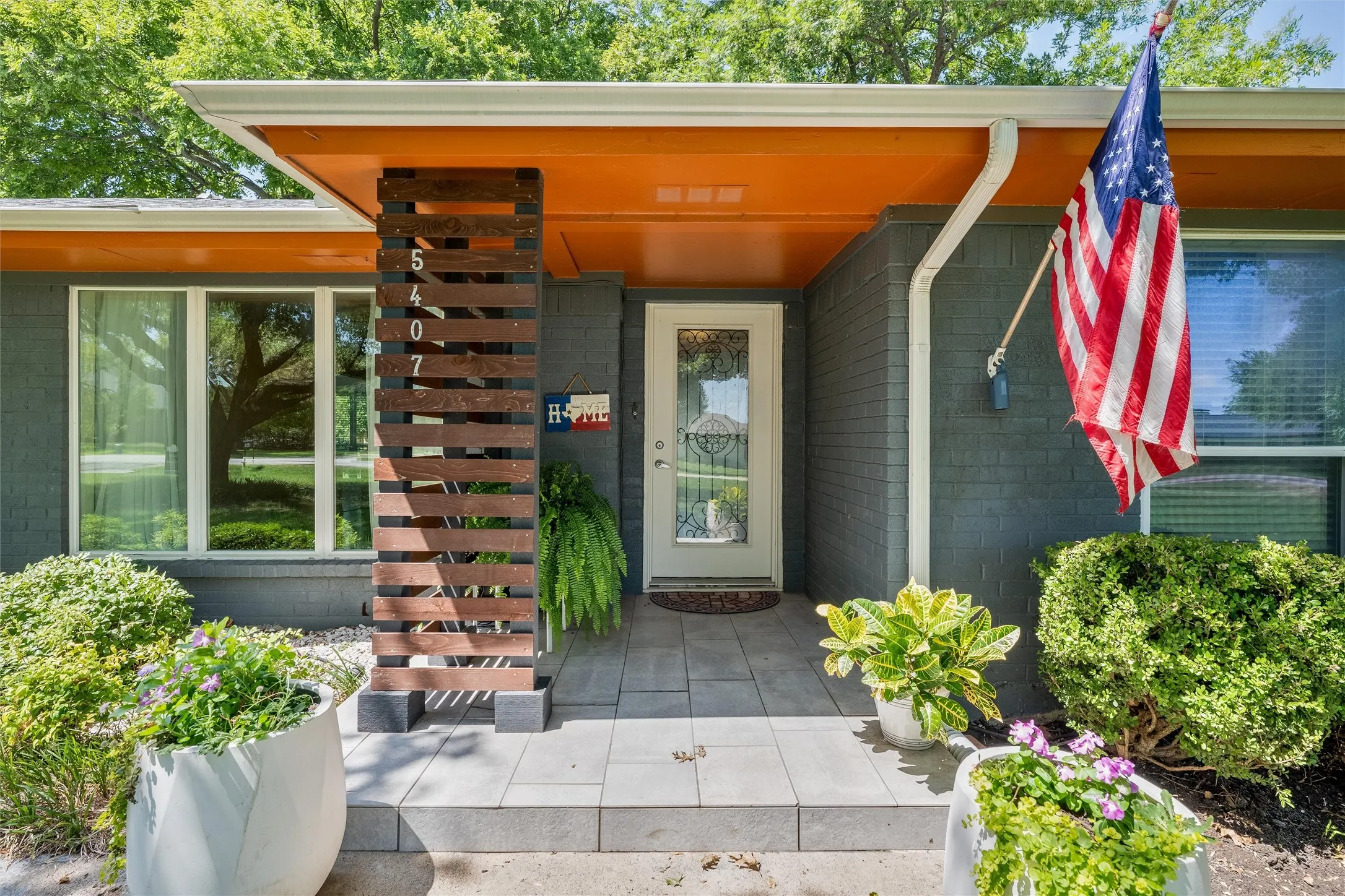 Welcome Home to 5407 Kara Ln, Parker, TX - covered front porch with tiled entry