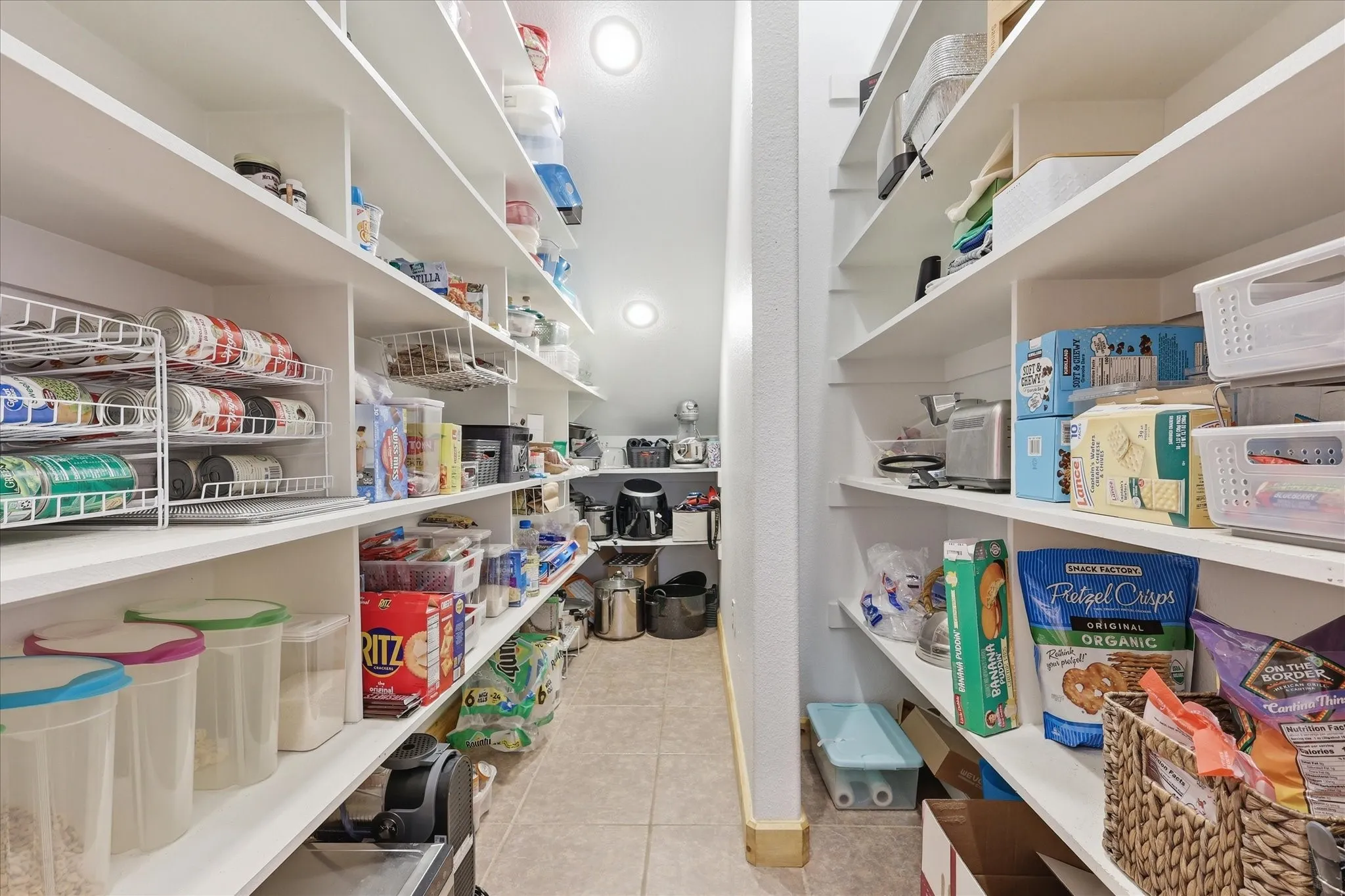 1 of 2 walk in pantries