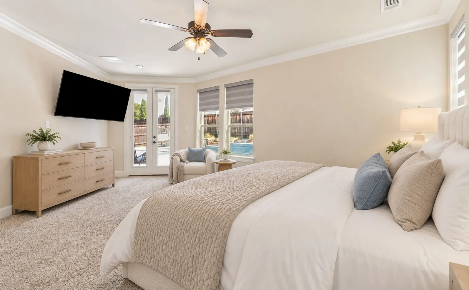 Virtually Staged - Primary Bedroom