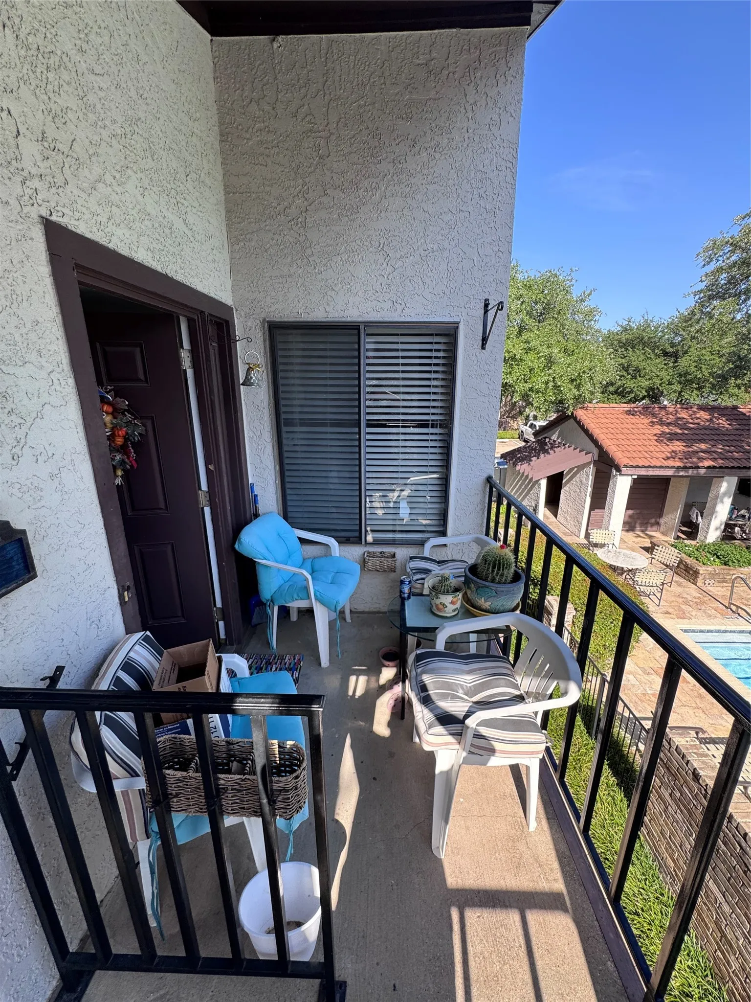Entry balcony over looking one of the pools