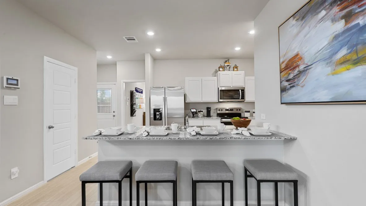 Kitchen - All Home and community information, including pricing, included features, terms, availability and amenities, are subject to change at any time without notice or obligation. All Drawings, pictures, photographs, video, square footages, floor plans, elevations, features, colors and sizes are approximate for illustration purposes only and will vary from the homes as built.
