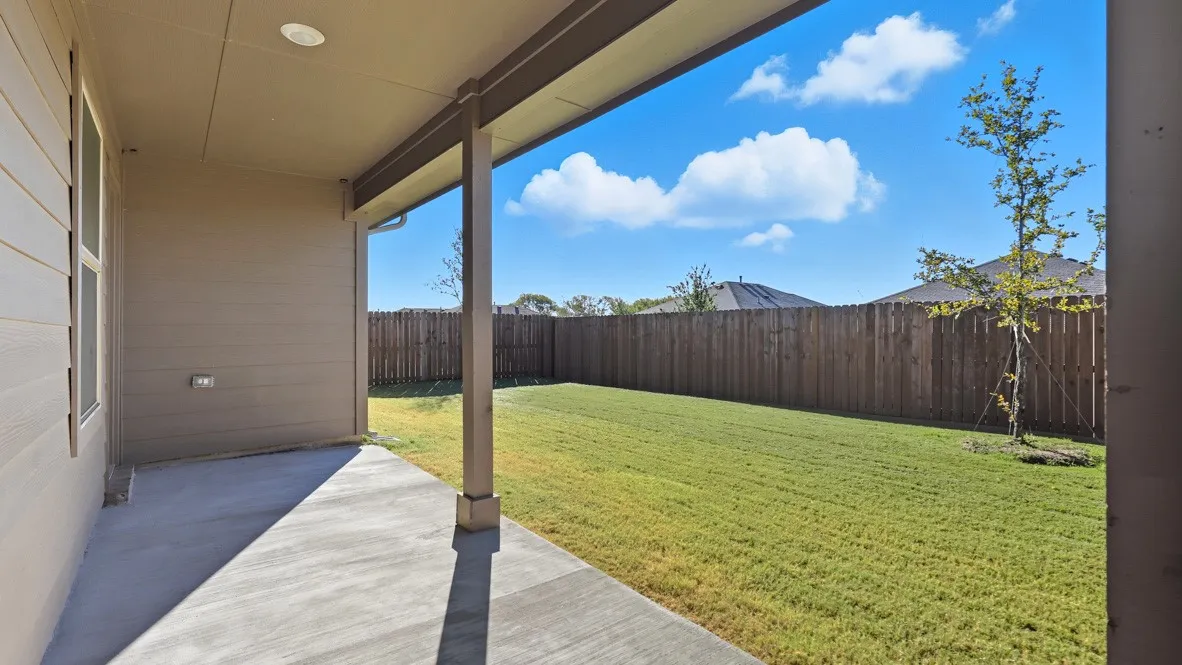 Patio - All Home and community information, including pricing, included features, terms, availability and amenities, are subject to change at any time without notice or obligation. All Drawings, pictures, photographs, video, square footages, floor plans, elevations, features, colors and sizes are approximate for illustration purposes only and will vary from the homes as built.

