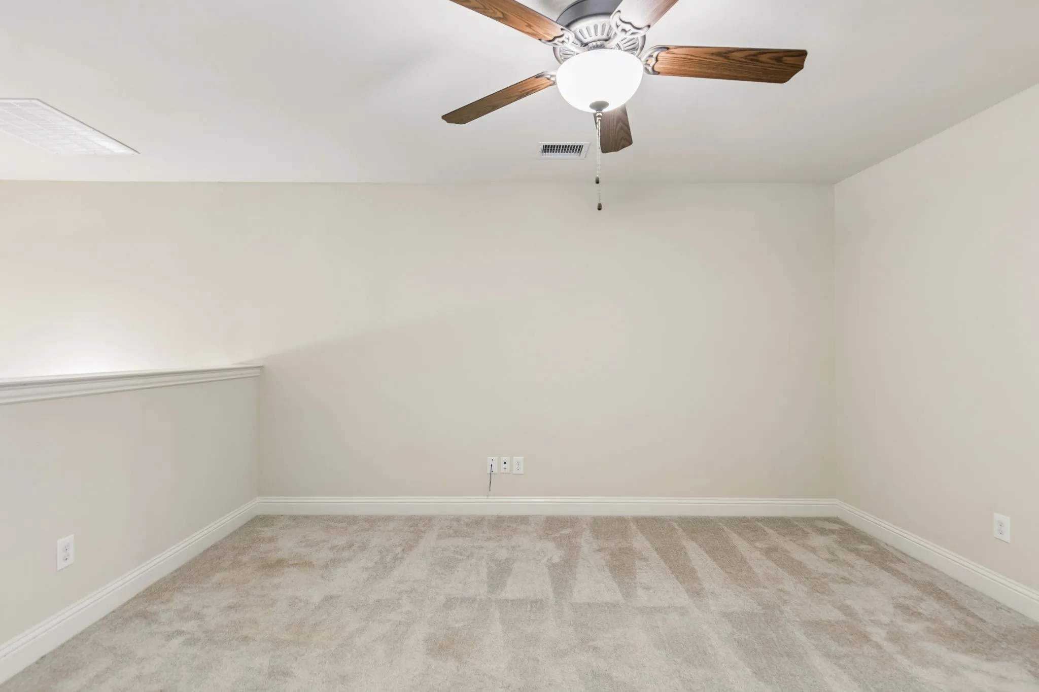 Loft off of the staircase. Can be reading area, gameroom area, playroom or office