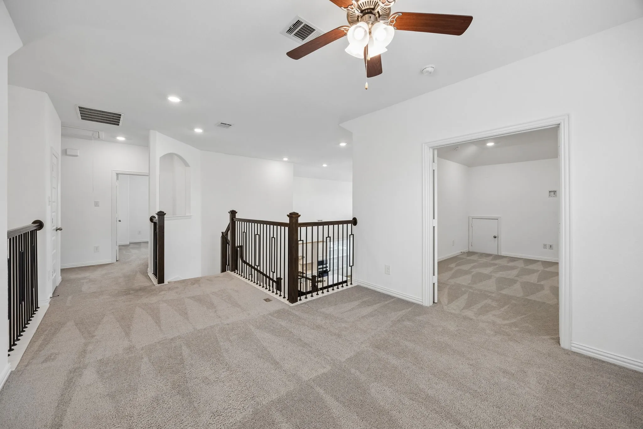 3 flex spaces currently set as office, game room and media offer lots of ways to enjoy this home.