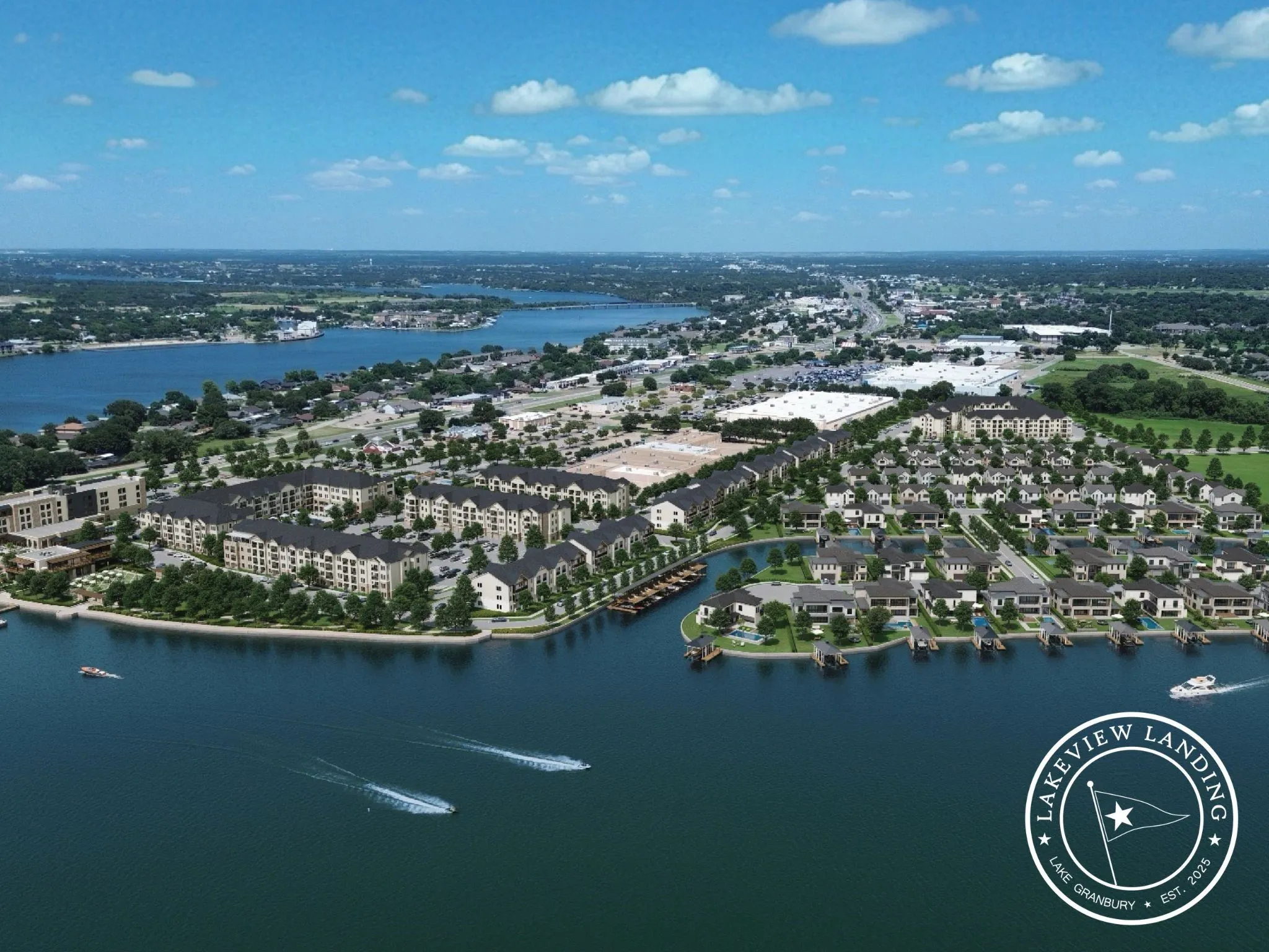 A new standard of lakeside living is taking shape at LakeView Landing in Granbury.