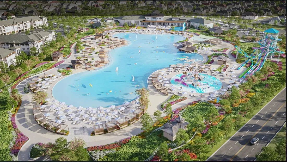 View of pool
