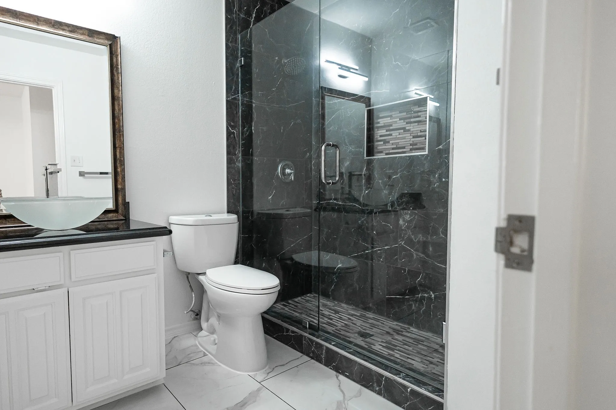Fully updated bathrooms throughout and every bedroom has its own bathroom access