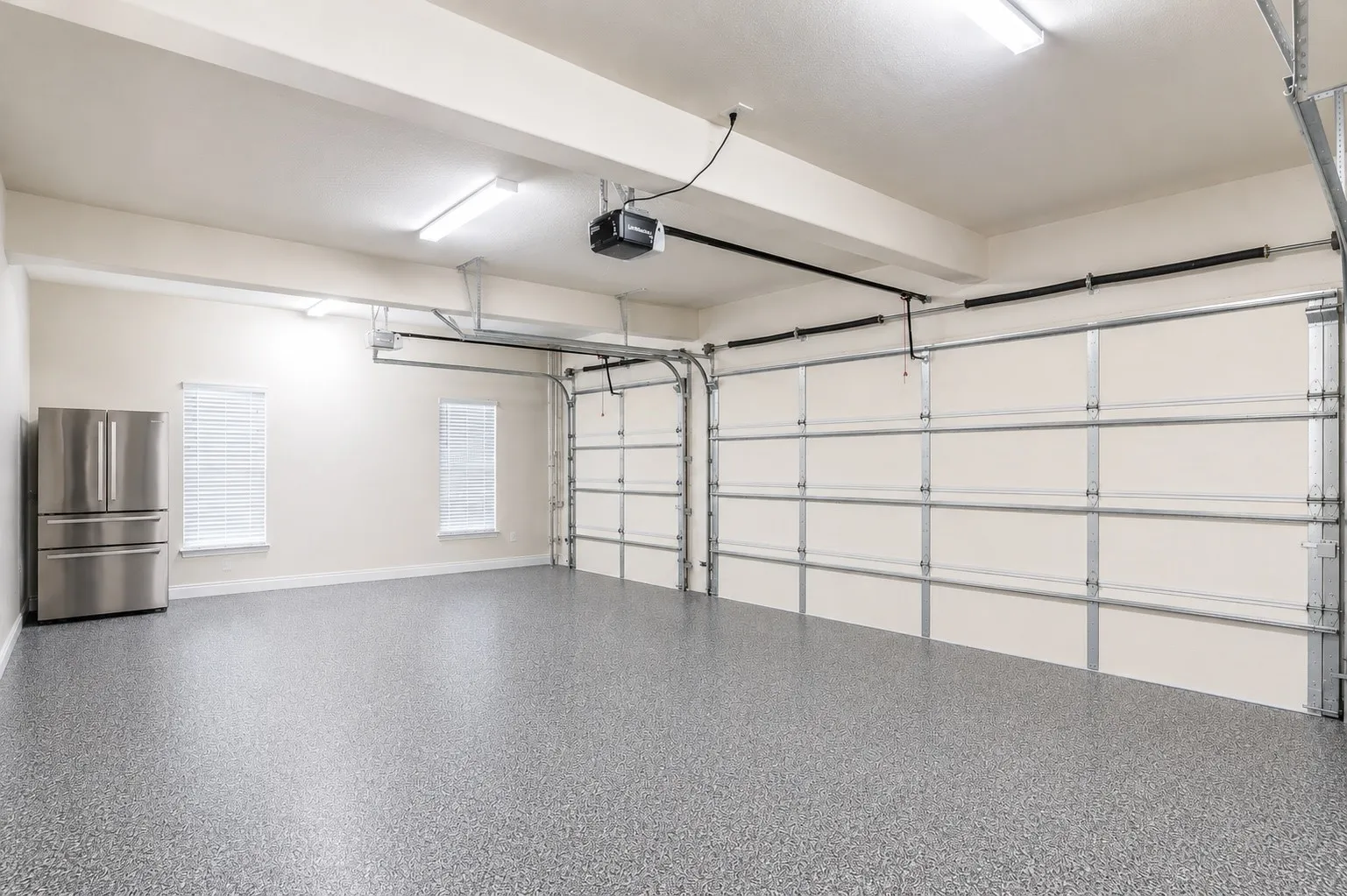 Epoxy Garage with generator charger