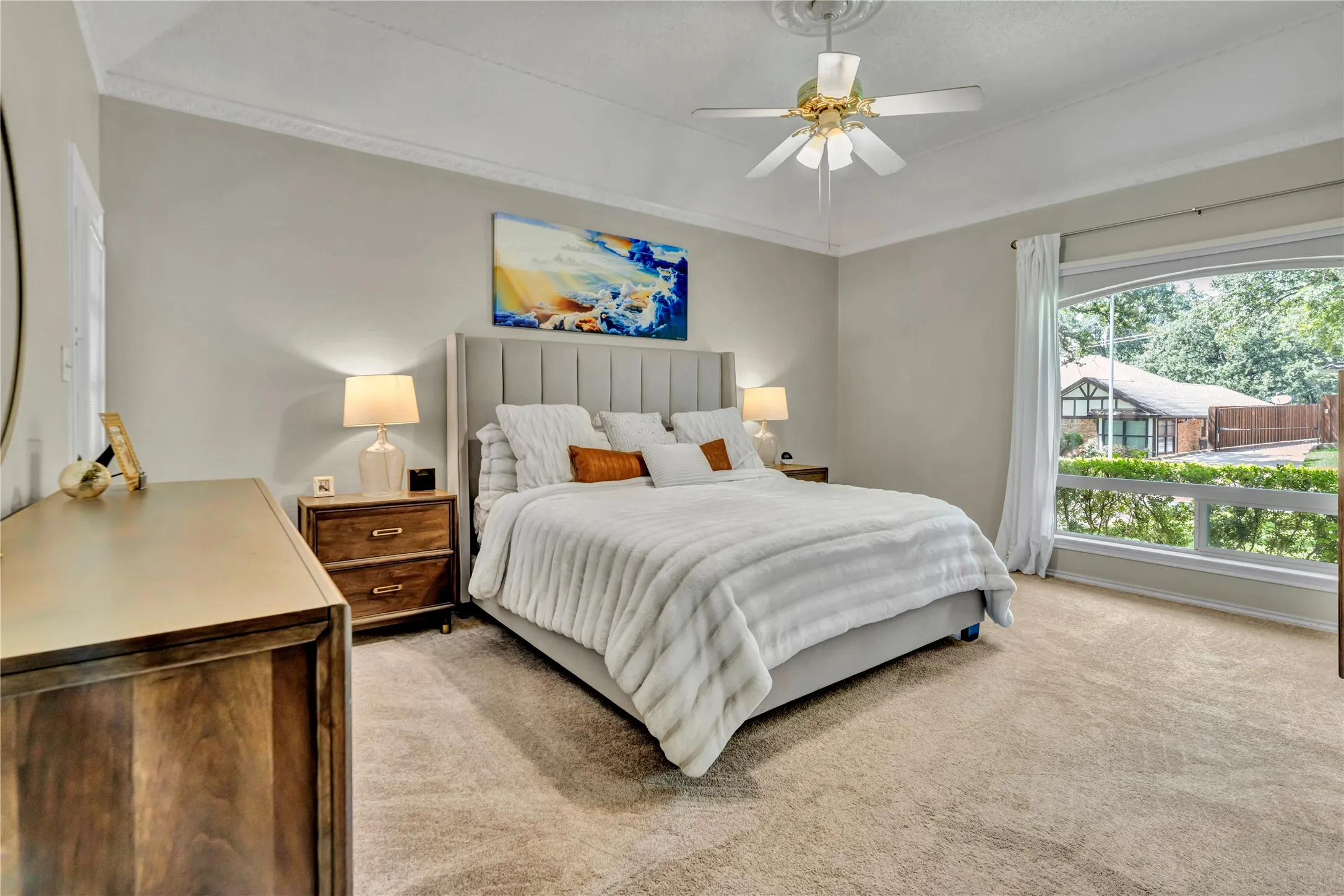 Primary bedroom with beautiful large window
