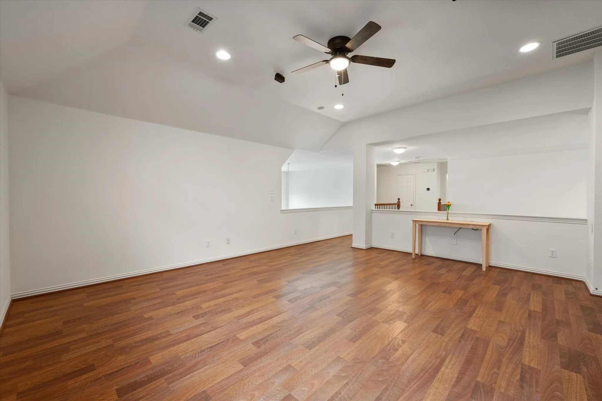 Upstairs Second living area and/or game room