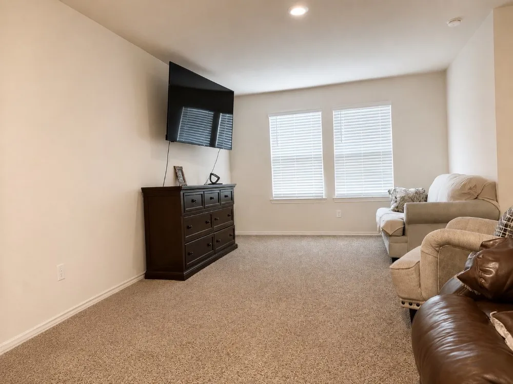 upstairs landing game room