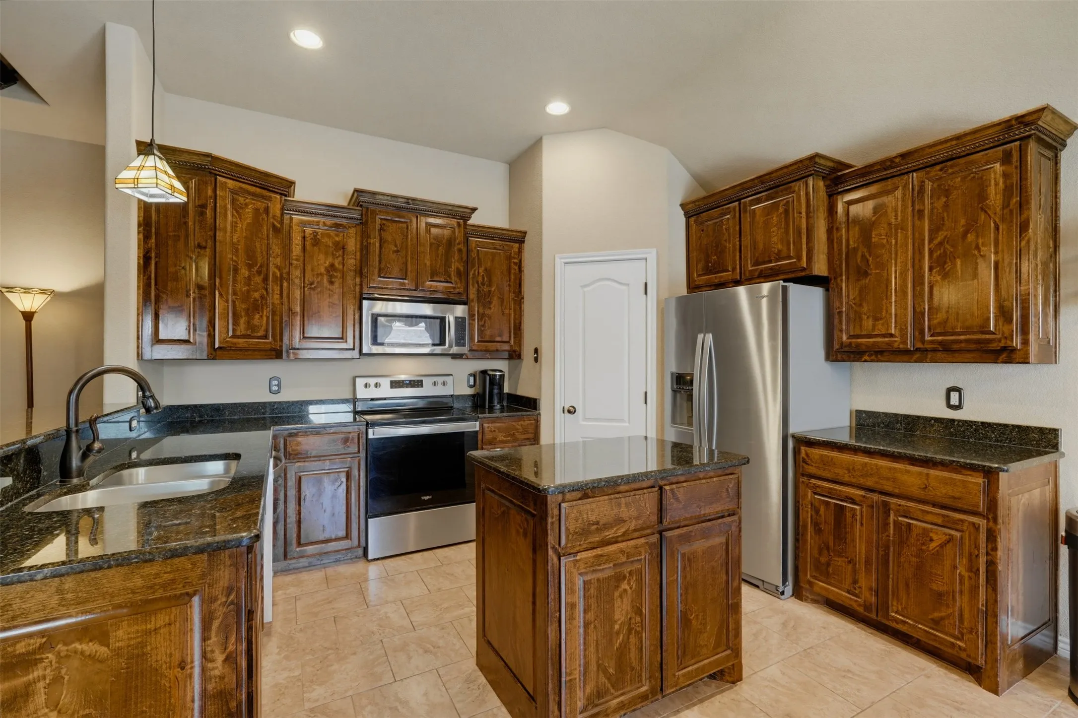 Tons of cabinet storage!