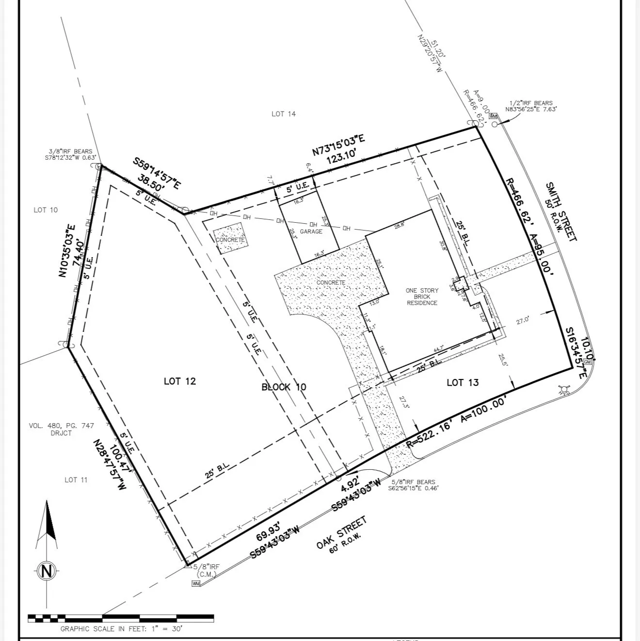 Survey of 2 Lots