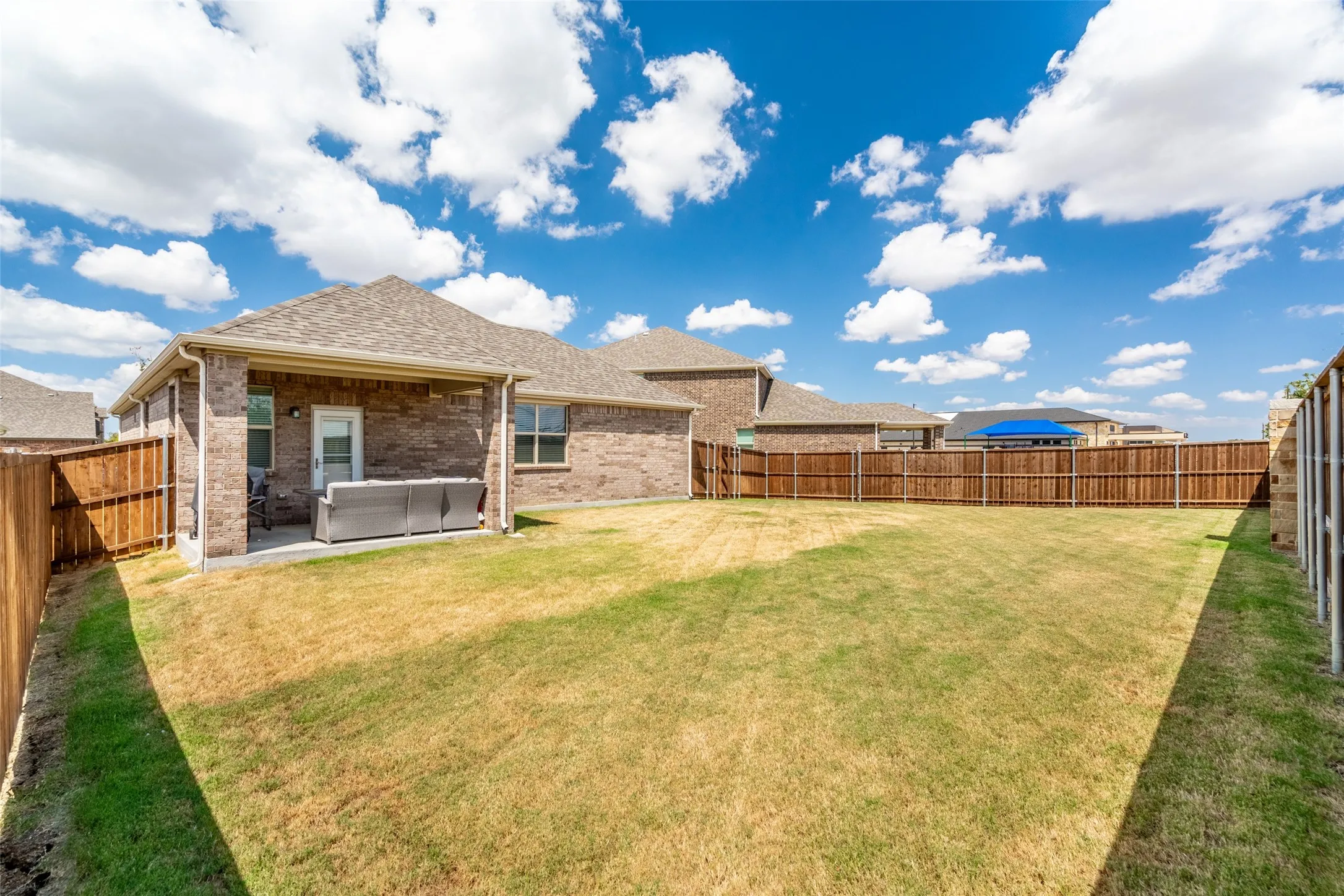 Huge, beautiful yard big enough for the kids and pets.