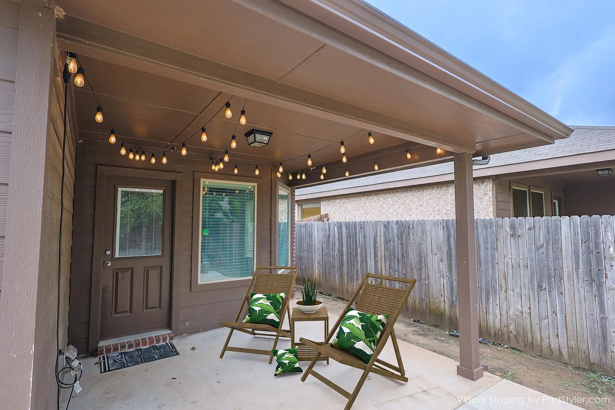 This Open & Fun Back Yard Has Extended Patio - Awesome Space For Entertaining Fun!!