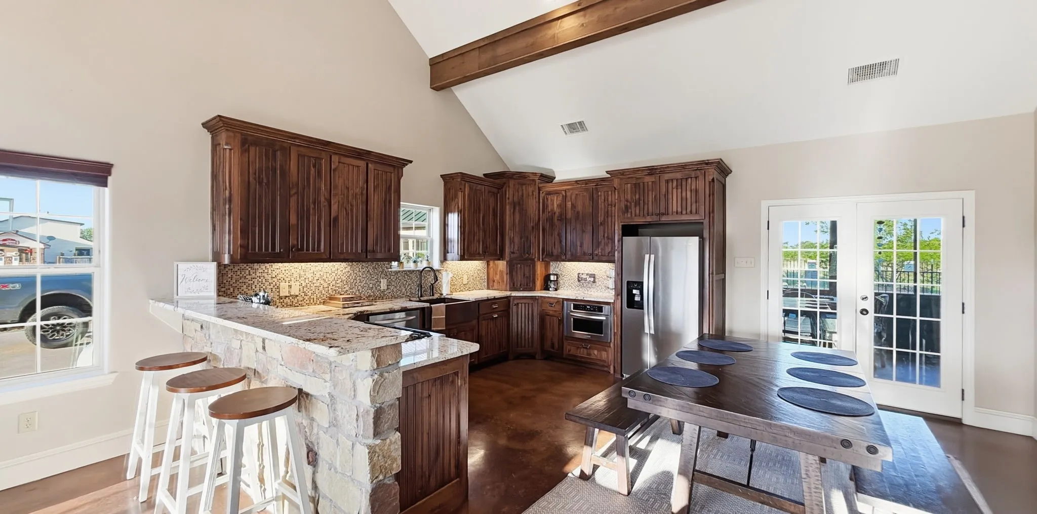 Single Family Residence For Sale in Palo Pinto County , 4088 Hells Gate Loop, Possum Kingdom Lake, Texas 76475, 4 Bedrooms, 3 Bathrooms, 3 Garage spaces, 2,160 Sqft, built in 2014, Price $745,000, mls#21318707, Real Estate Agent in Possum Kingdom Lake, Homes For Sale in Palo Pinto county, Homes For Sale in Possum Kingdom Lake, Realtor in Possum Kingdom Lake Texas, Real Estate Brokerage Independent Realty Texas, Luminita Cordes Realtor