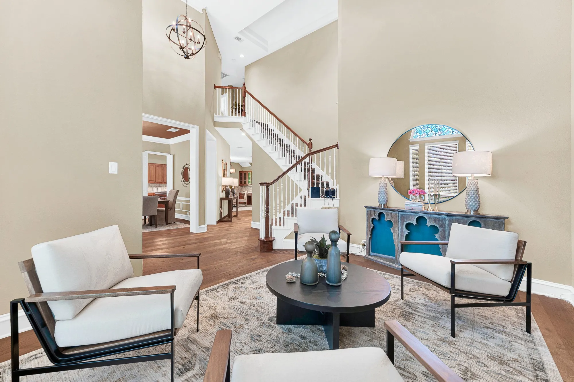 Enjoy tall ceilings