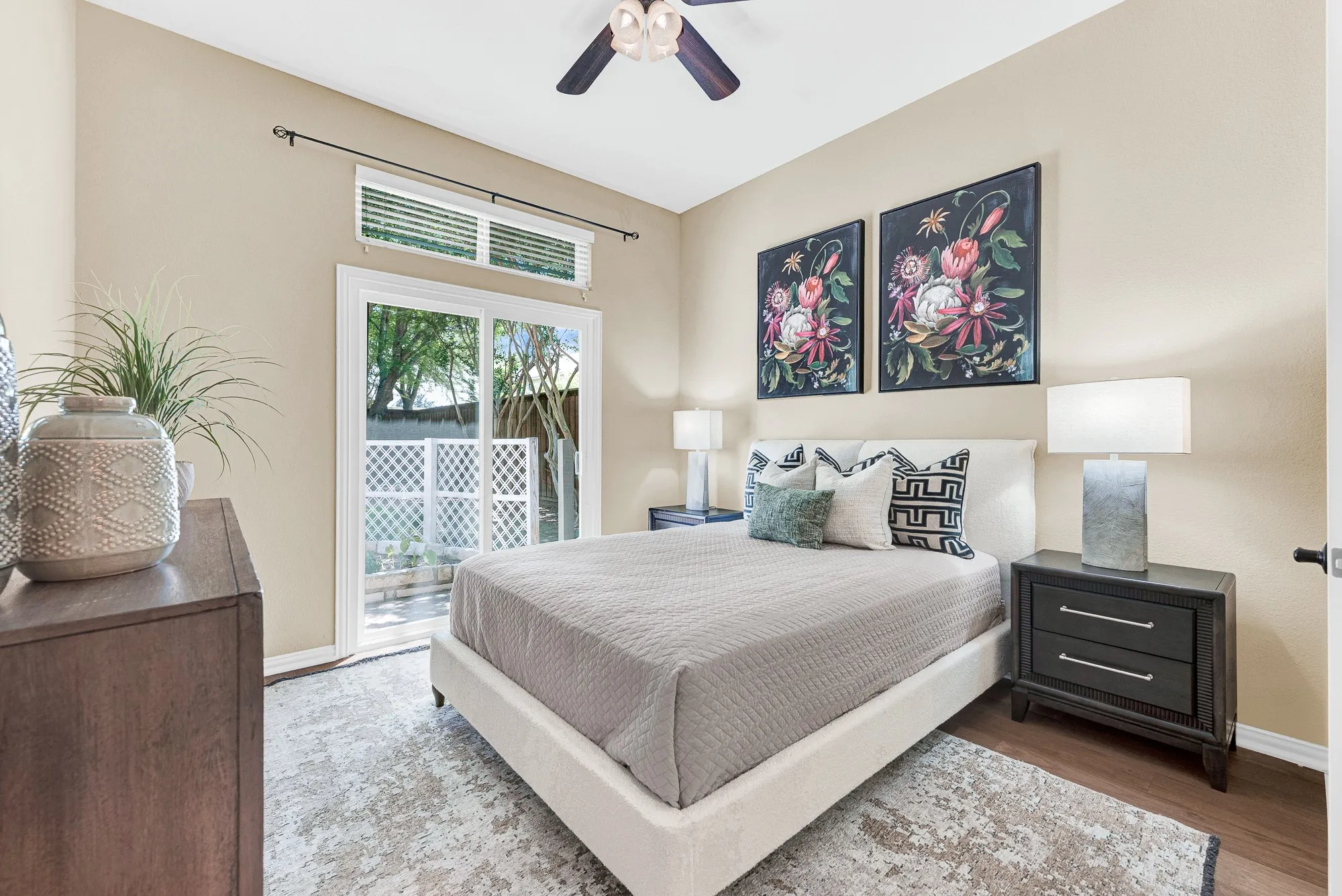 First floor bedroom & full bath [Also makes for a convenient home office]