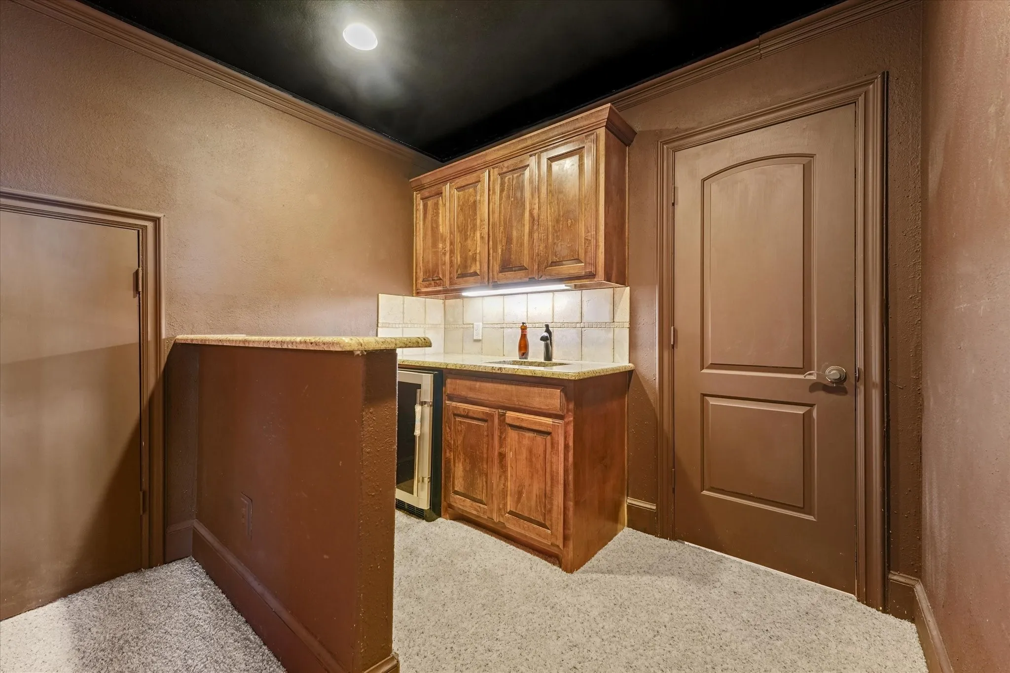 Bar in Media Room