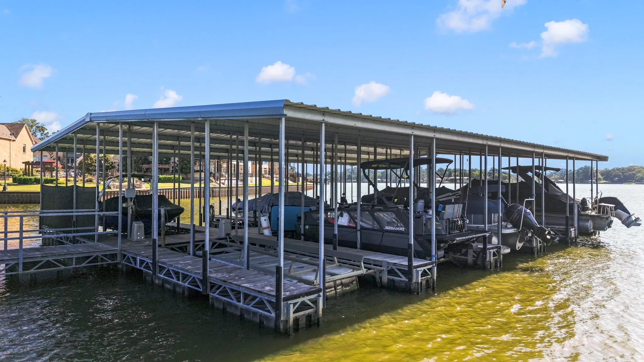 Includes first boat slip on the right, slip # 21.
