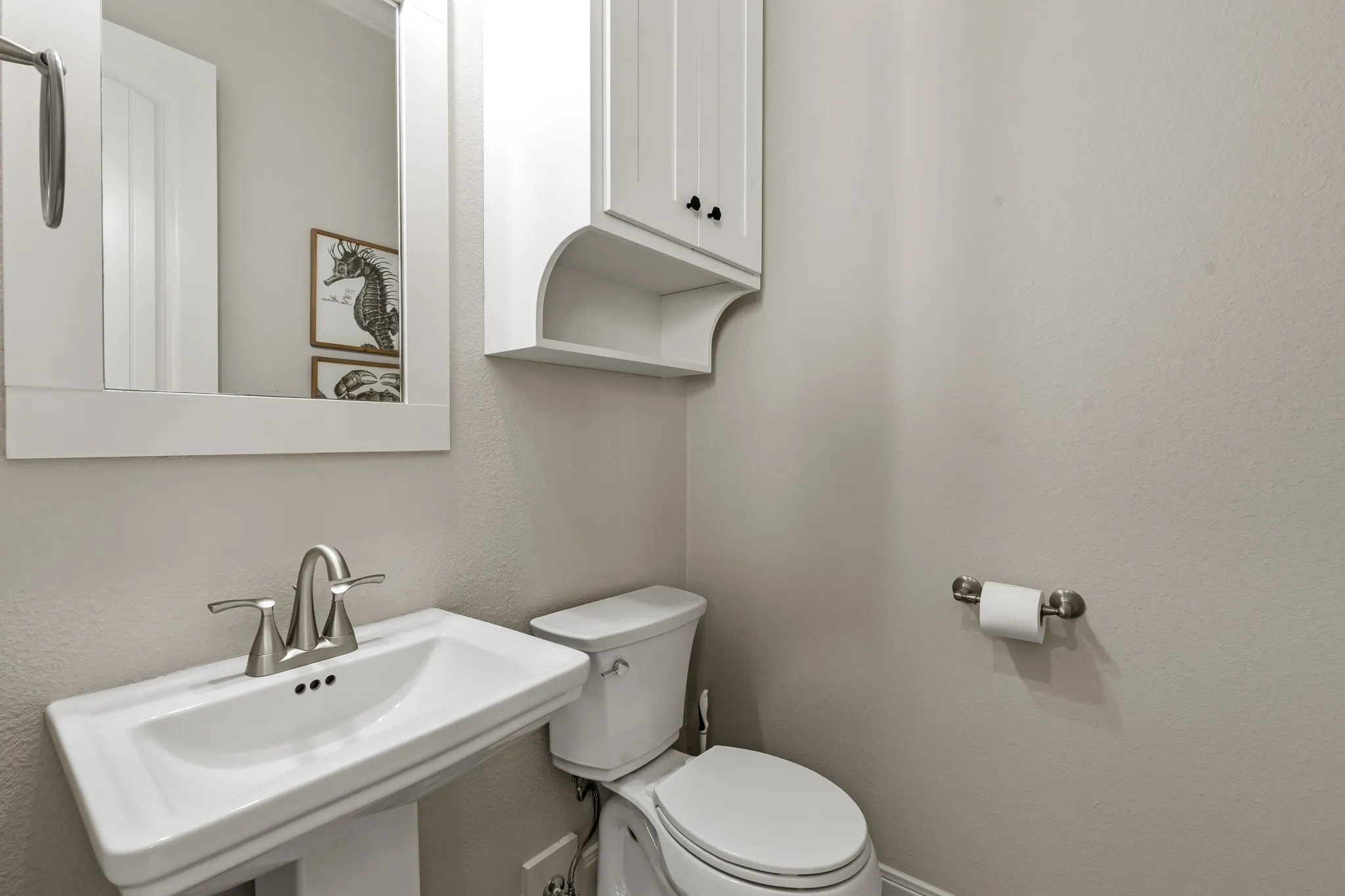 Main floor half bath
