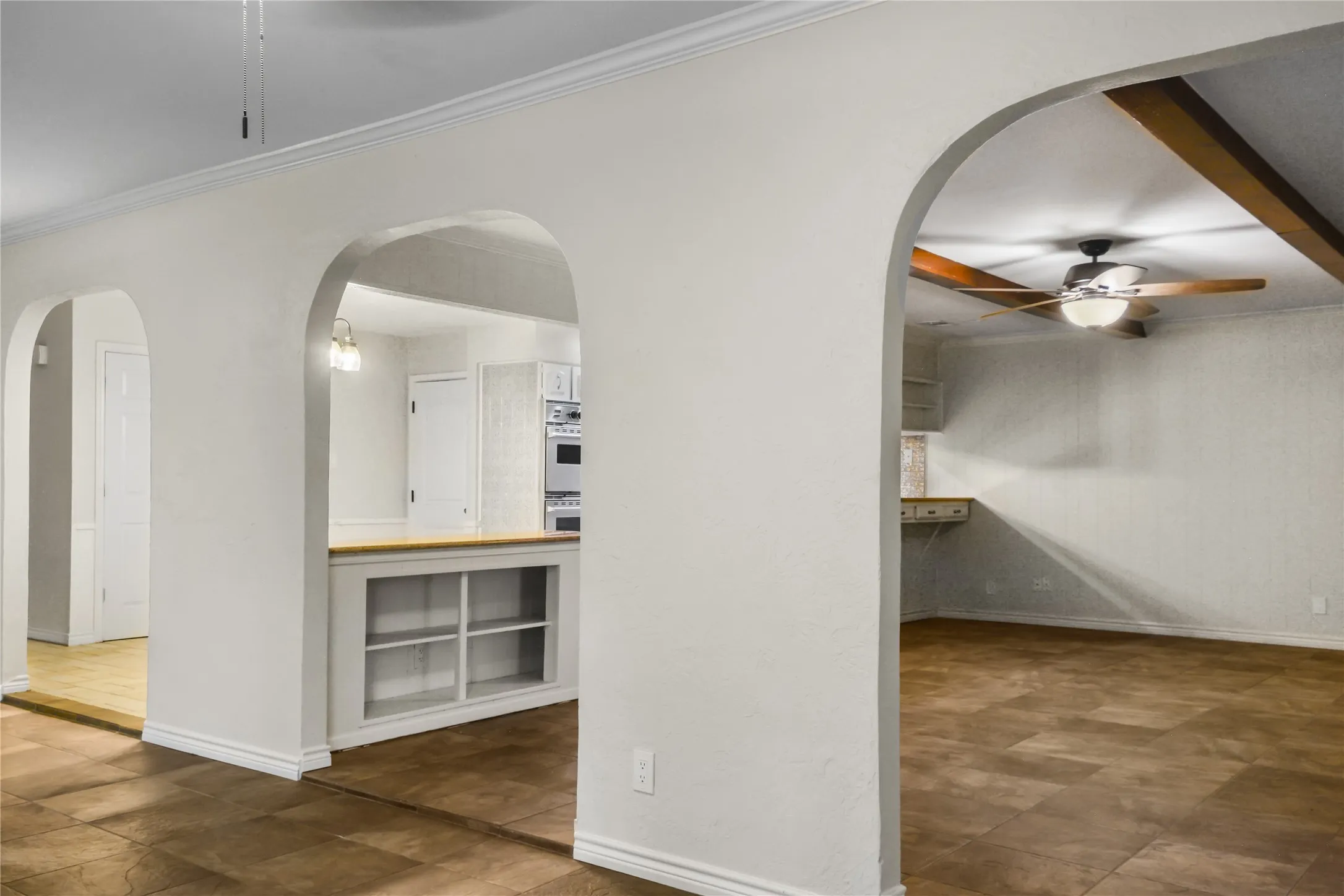 Sun room or flex room at back of house