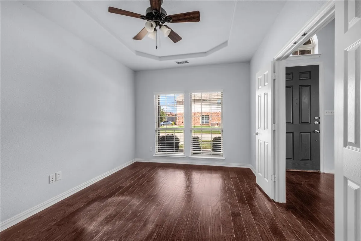 Office with closet space