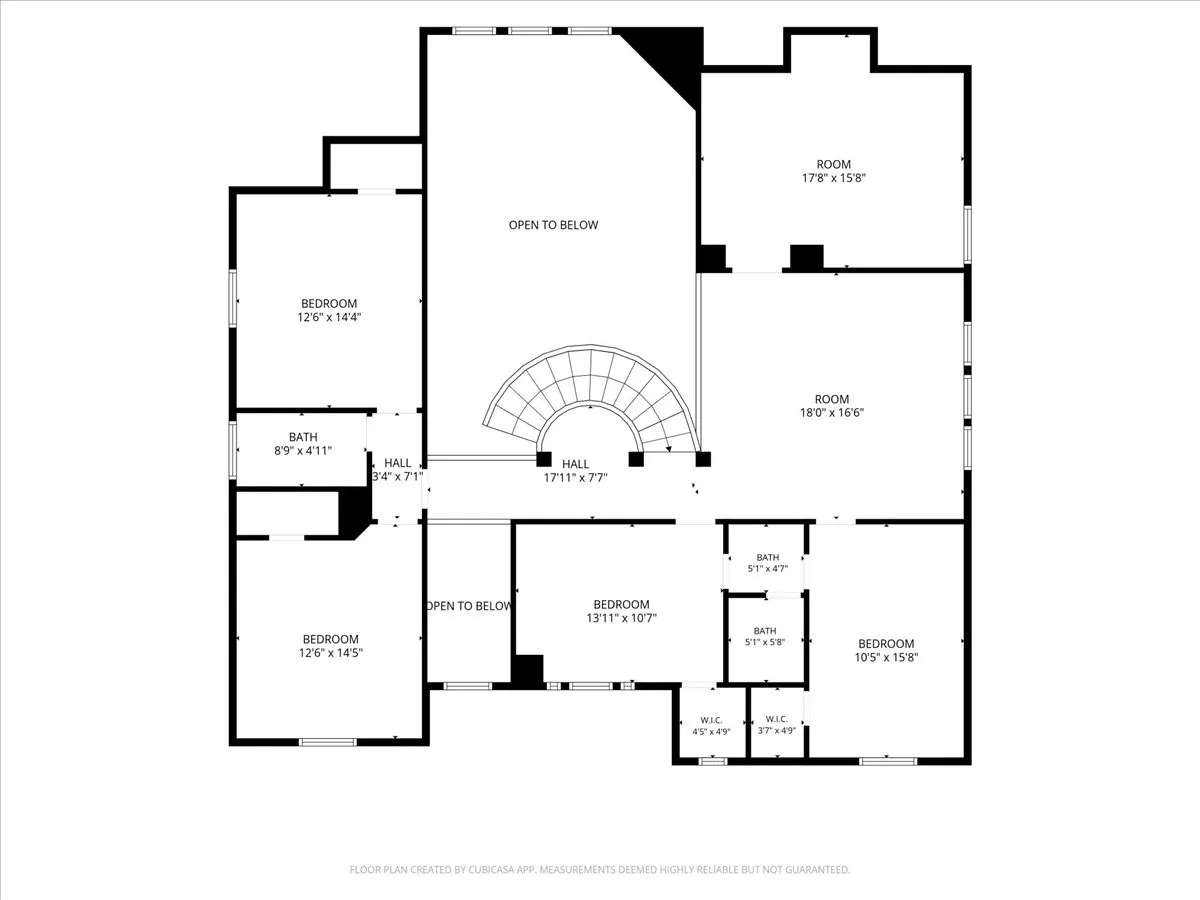 Second Level Floor plan