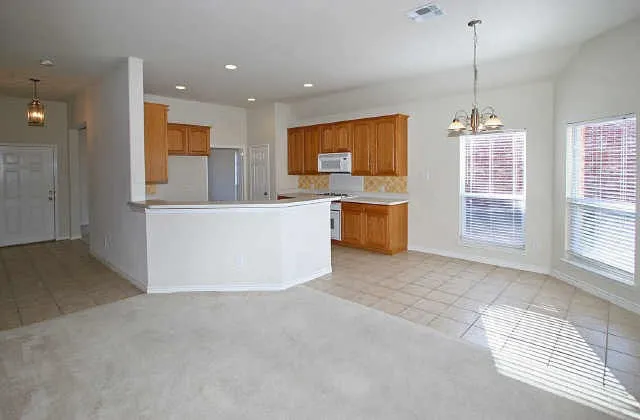 Kitchen and breakfast area