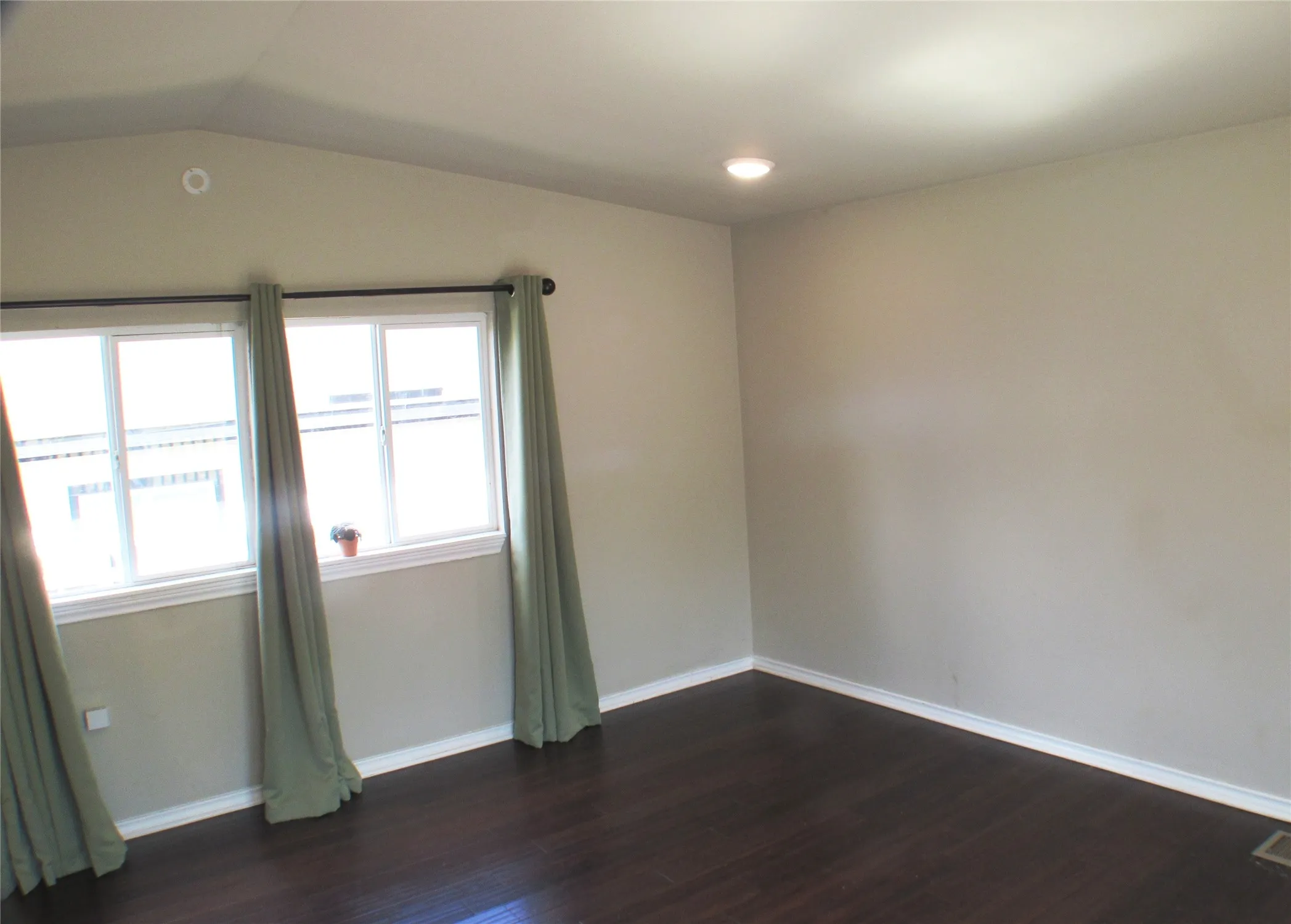 Living room as seen from the main entryway.