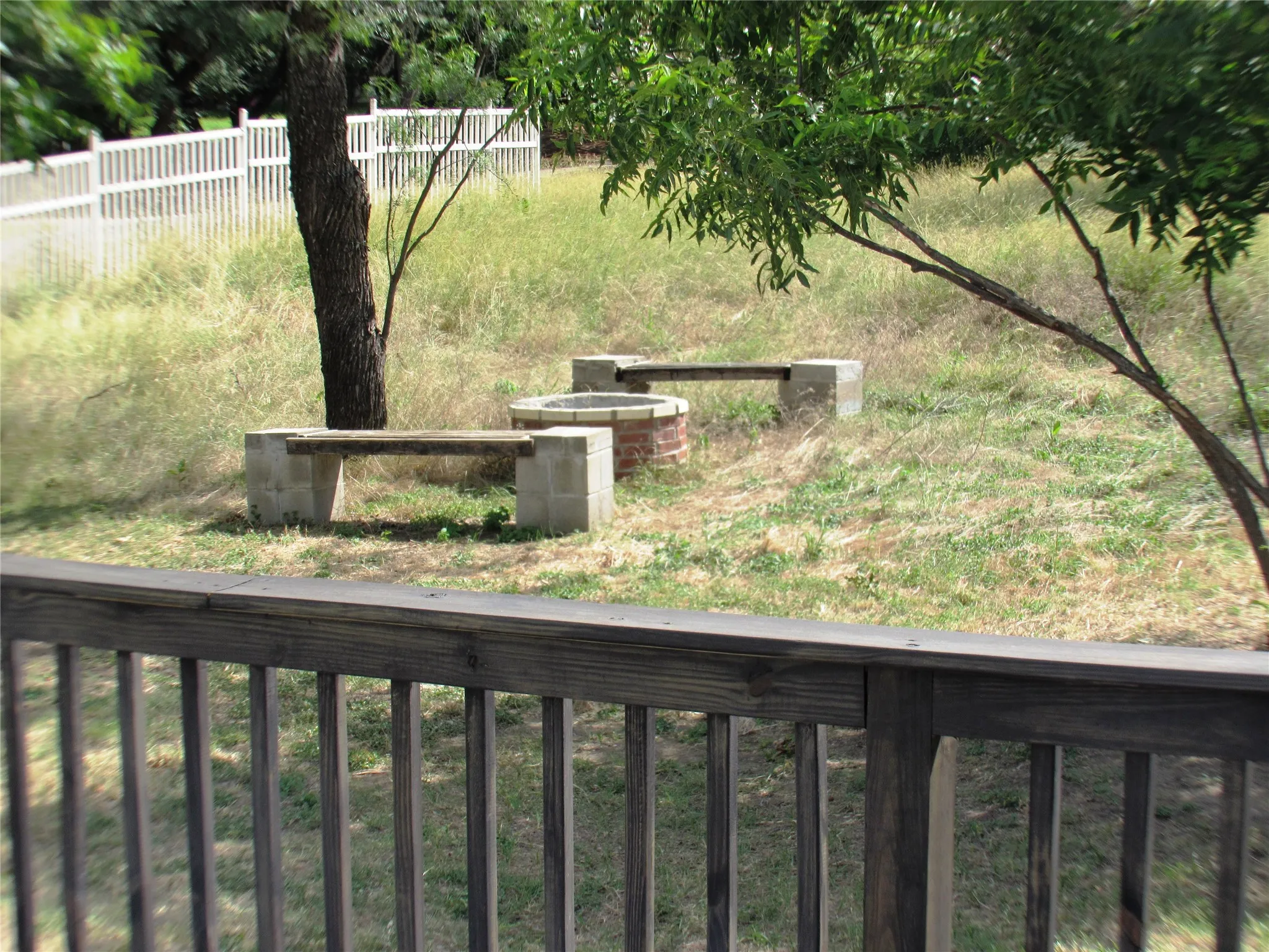 Peaceful little fire pit....