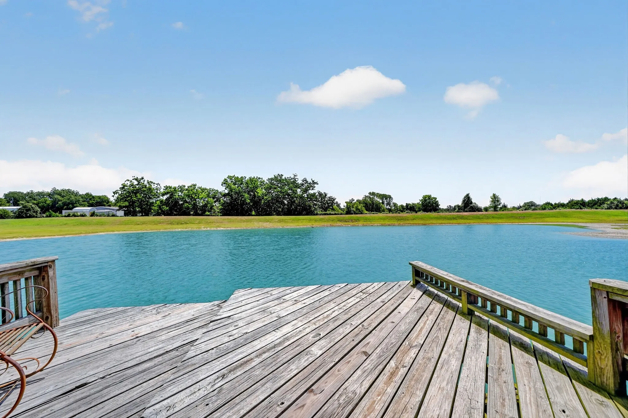 Dock and outdoor living area