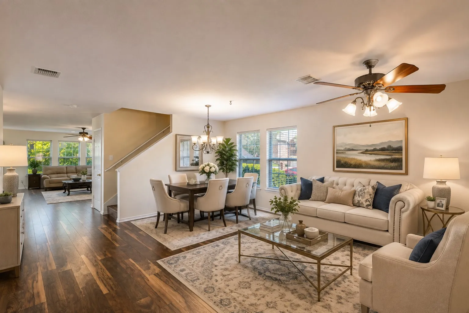 Formal dining and living room