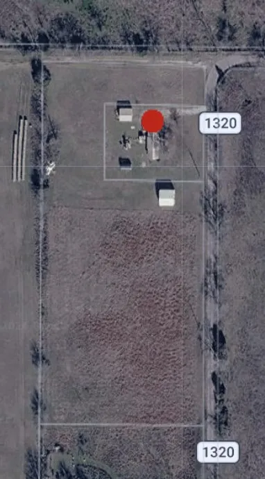 This is from MLS map view.  The total is approximate 5.75 acres for both tracts.