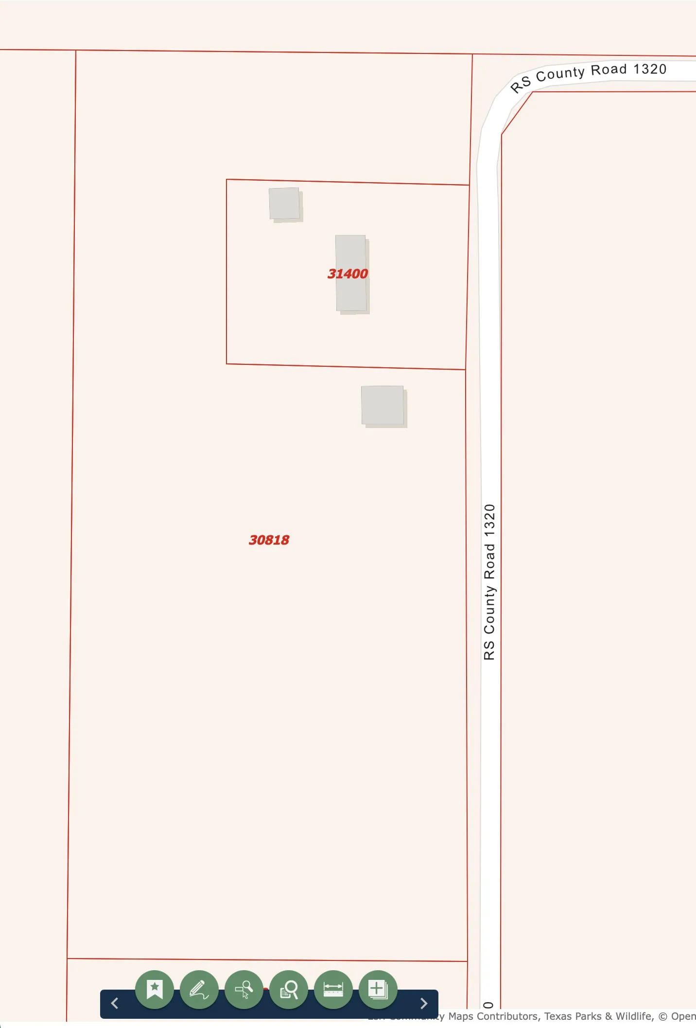 Rains County Central Appraisal District map.   The two properties can be purchased together or separately.   MLS # 21321054 is the 5 acres.