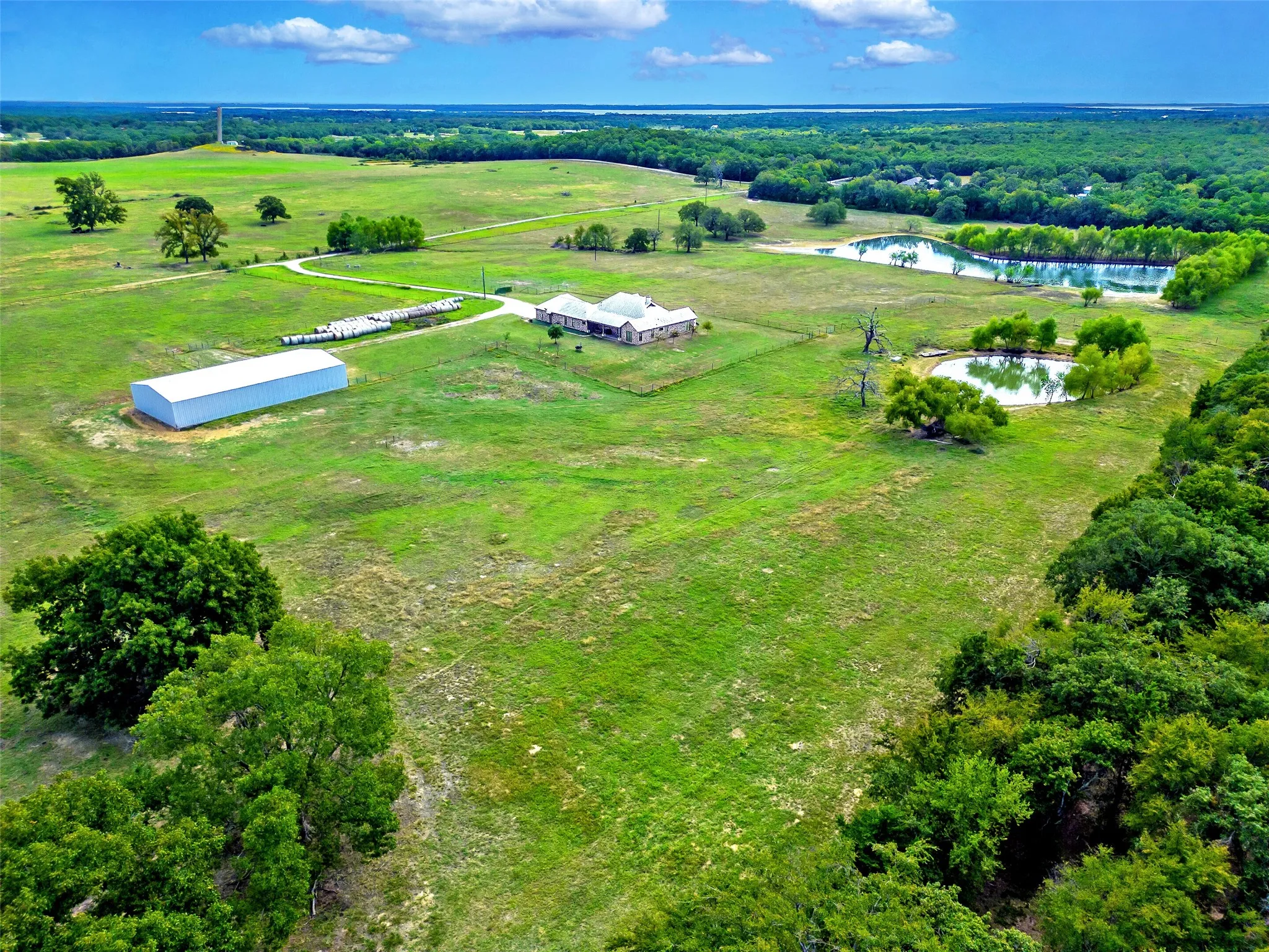 BACK VIEW OF PROPERTY AERIAL