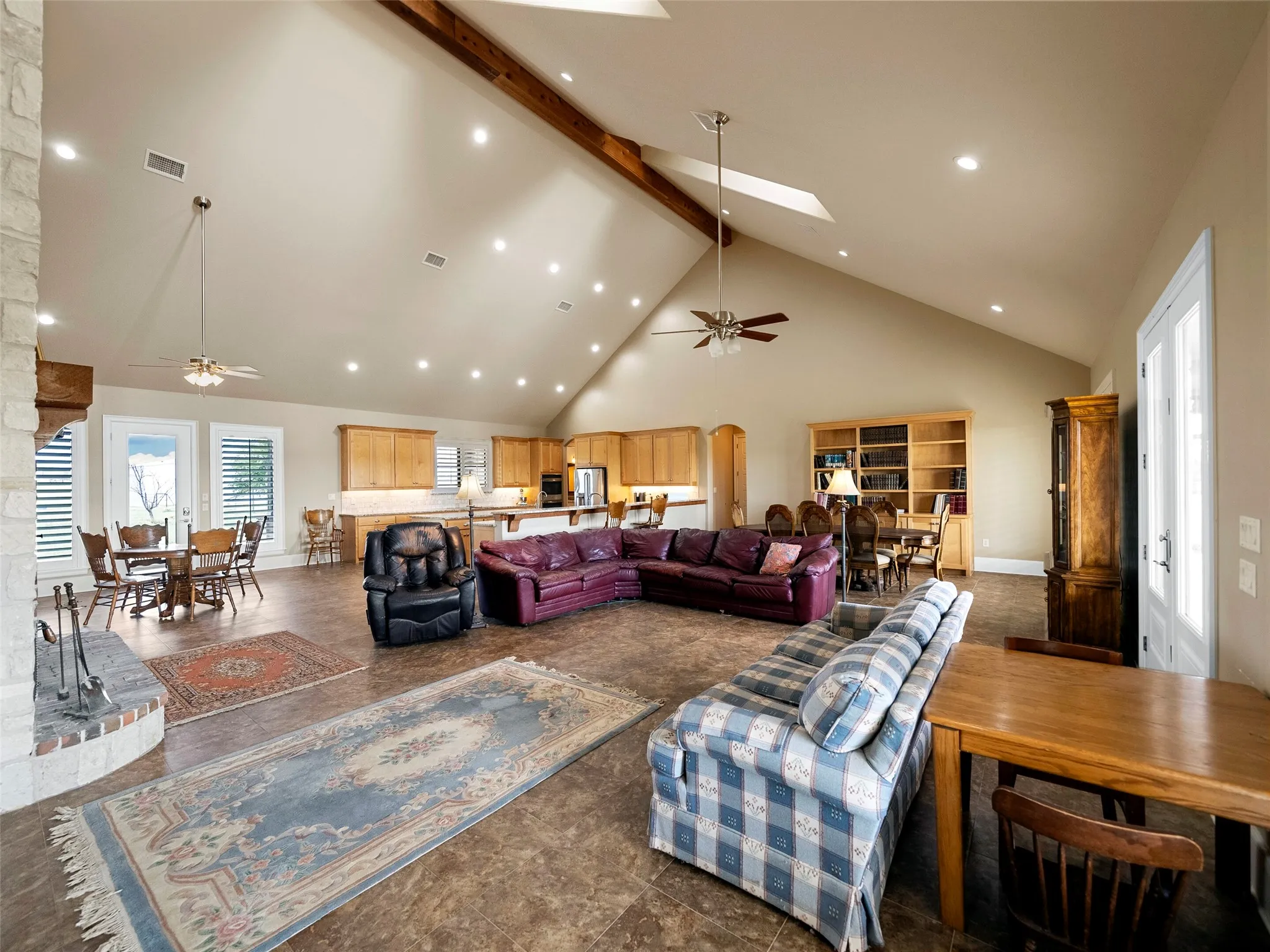 LIVING ROOM-KITCHEN-DINING