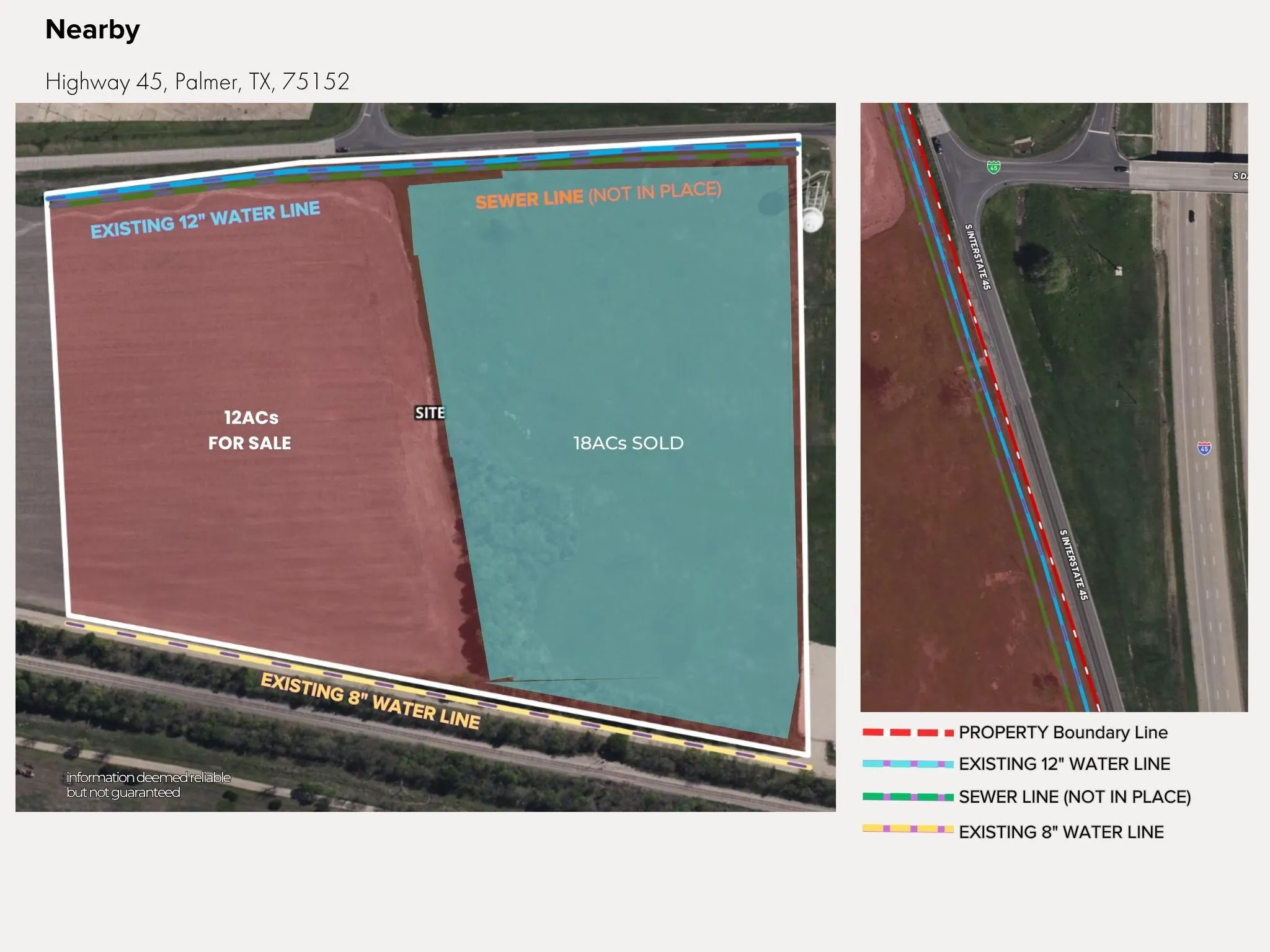 Unimproved Land For Sale in Ellis County , TBD I-45, Palmer, Texas 75152, 0, 0, Garage spaces, 0 Sqft, built in 0, Price $1,560,000, mls#21321477, Real Estate Agent in Palmer, Homes For Sale in Ellis county, Homes For Sale in Palmer, Realtor in Palmer Texas, Real Estate Brokerage Independent Realty Texas, Luminita Cordes Realtor