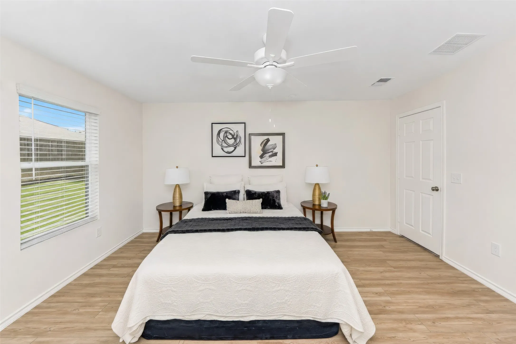 The primary bedroom is 12' 11"x 15' 6".
