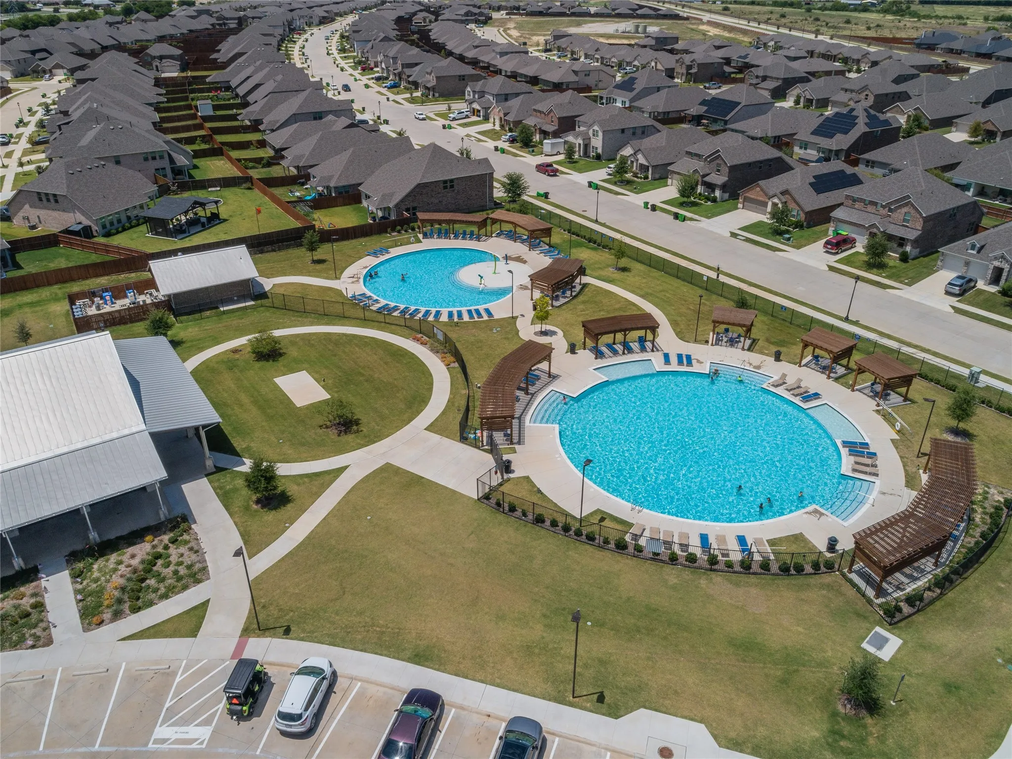 Community Pools and building