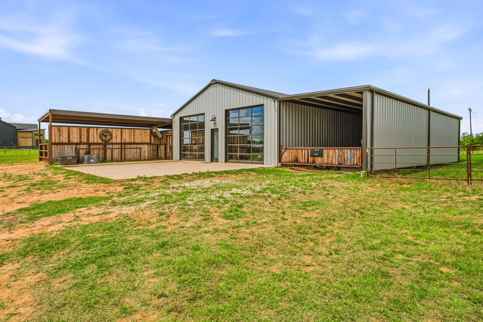 Barn with stalls