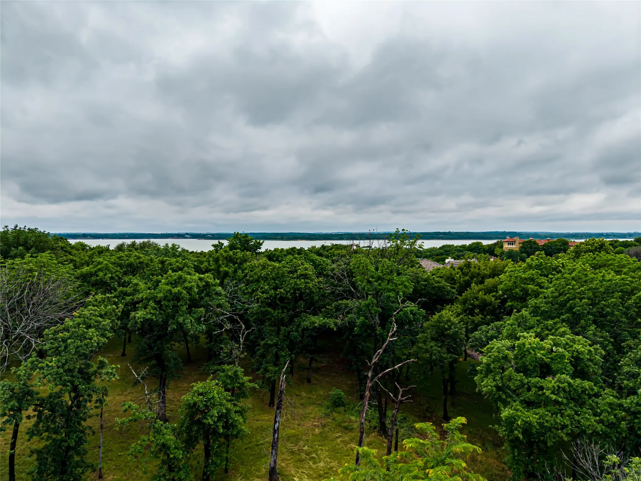 Sweeping skies above Chateau du Lac