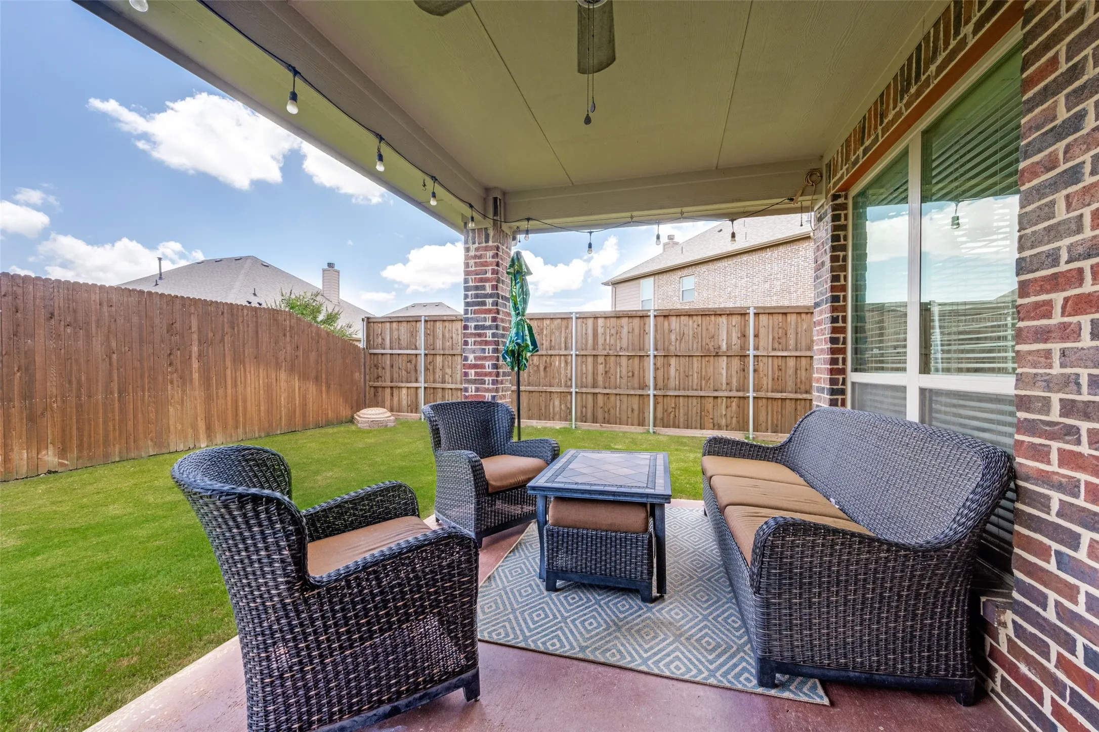 Cozy Covered Patio
