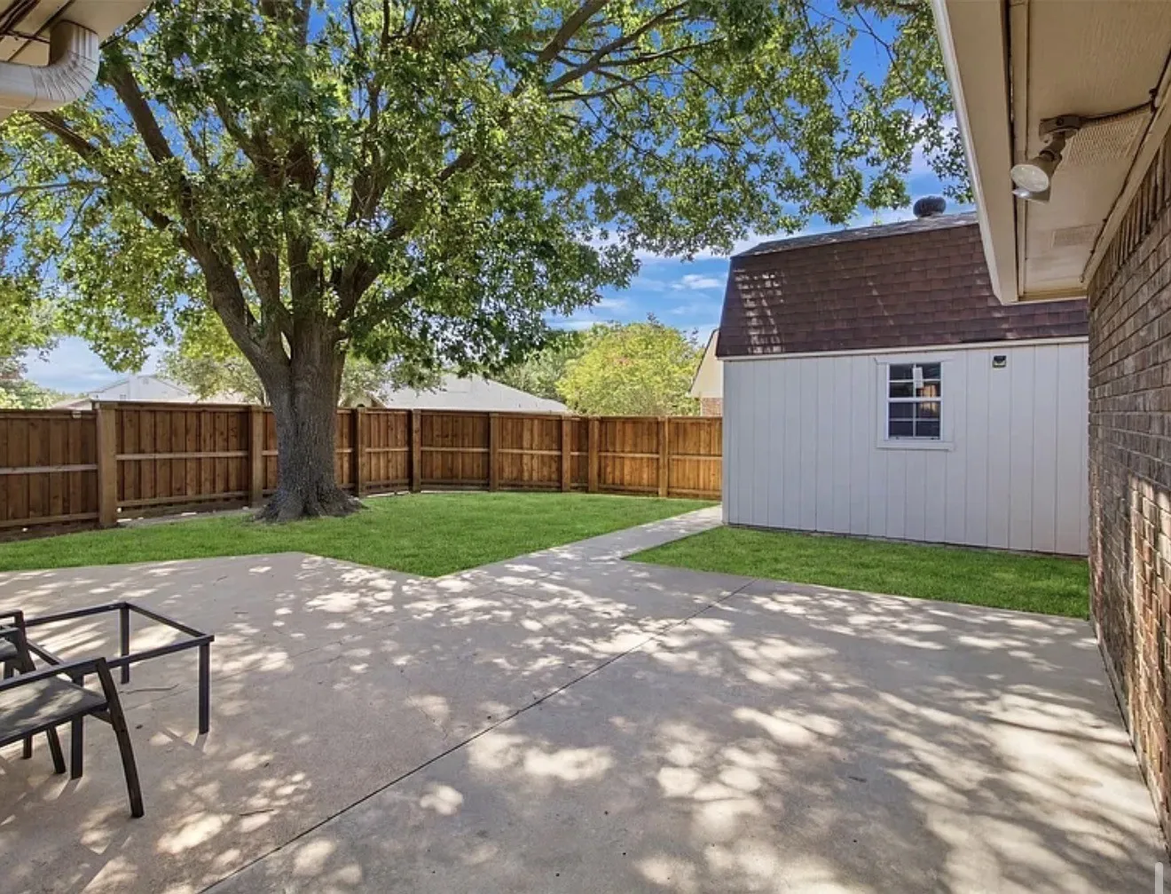 Expansive backyard! Holds a Beautiful 2 story workshop WITH ELECTRICITY!