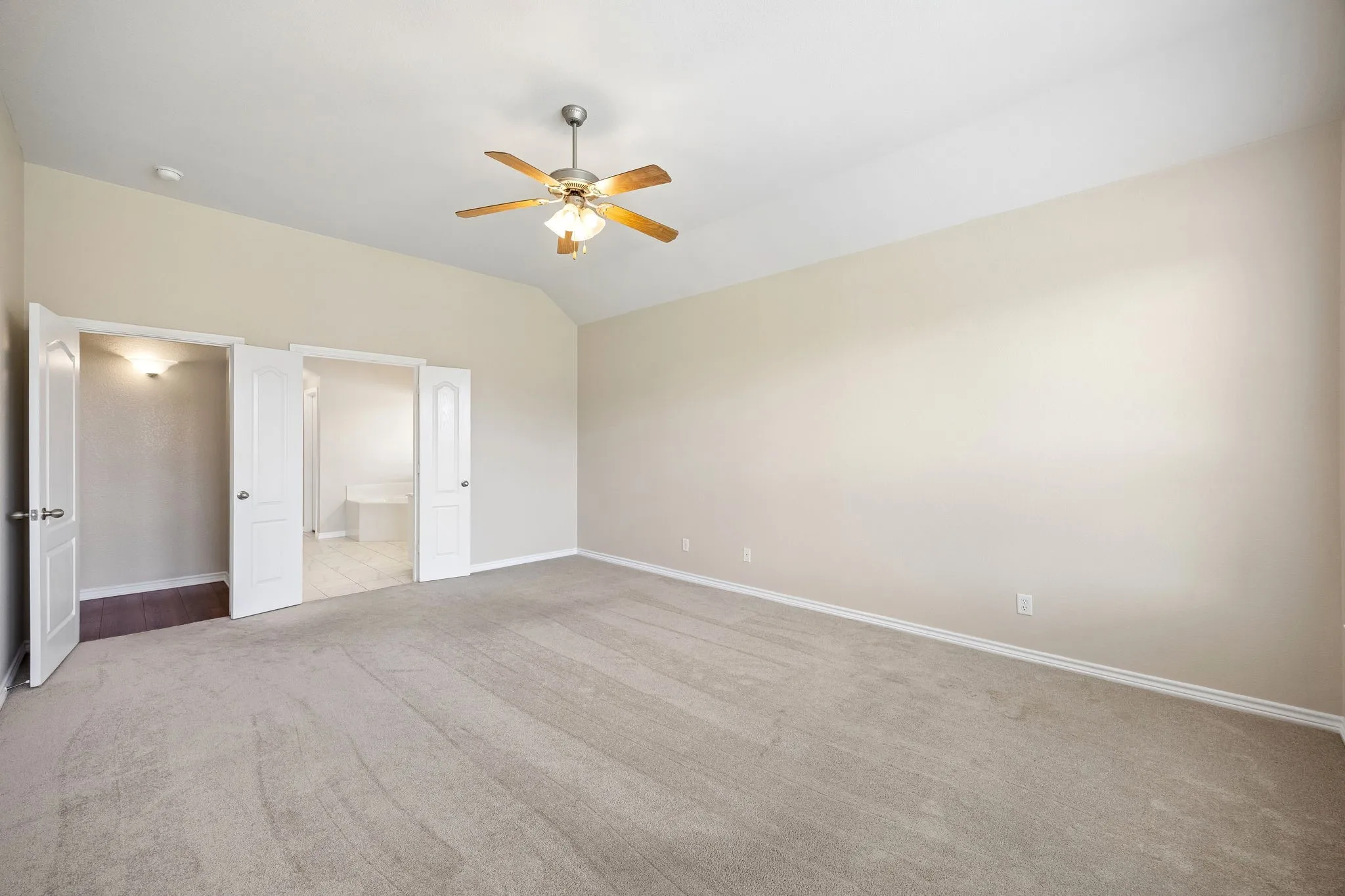Another view of downstairs primary bdrm