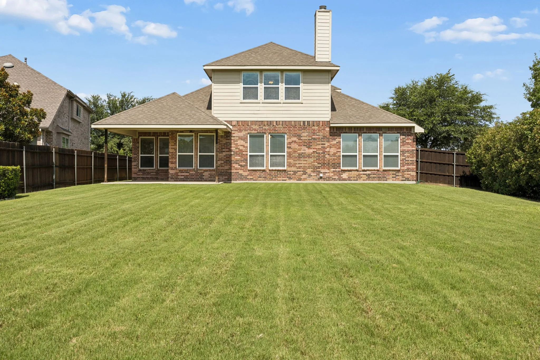 Picture perfect yard.