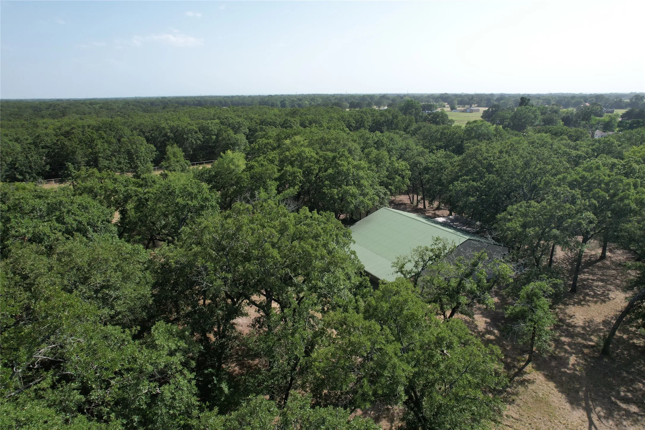 Northeast view from the Southwest corner of the 13 acres.  A cross fence can be seen in the background.