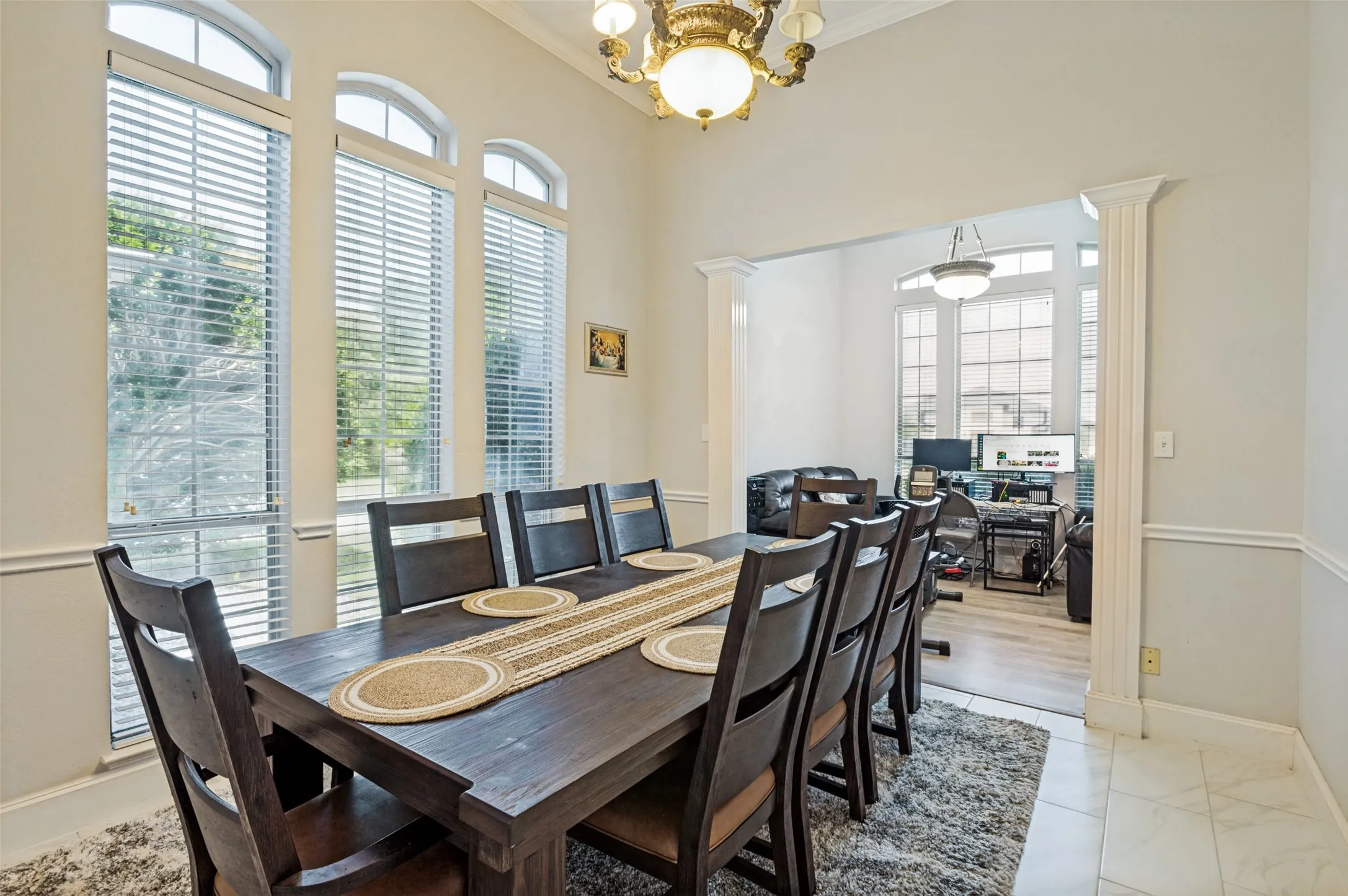 formal dining area