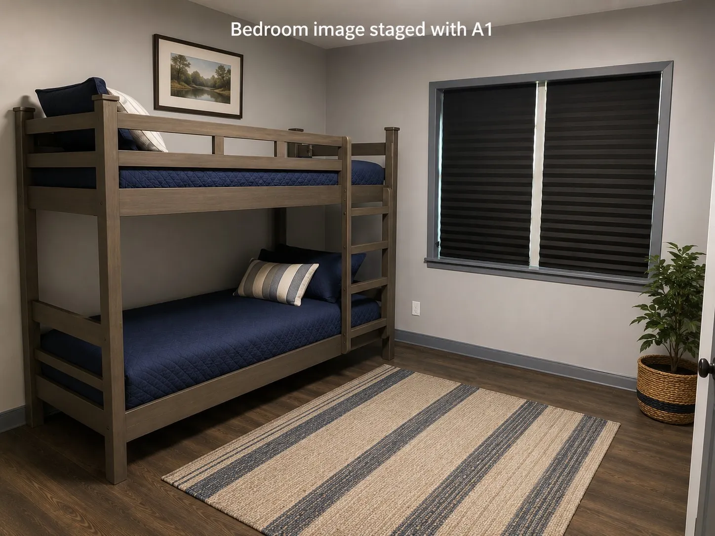 Room currently being used for storage, so picture edited with A1.